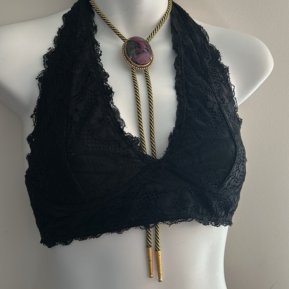 Authentic Agate Cabochon Pendant Western Bolo Tie - Picture 14 of 16